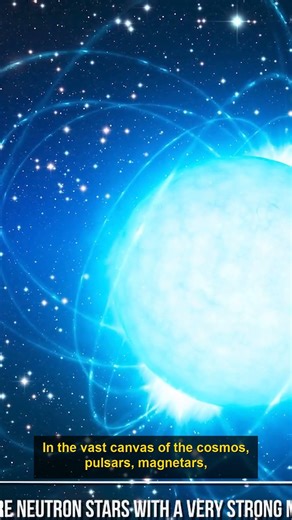 Cosmic Giants Unleashed: Pulsars, Magnetars & Quasars Explained! #space #shorts