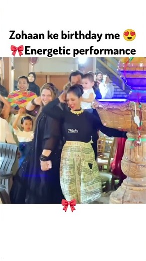 zohaan me 1st birthday me dance performance #trendingshorts #funny #trendingshor #comedy #nidakhan