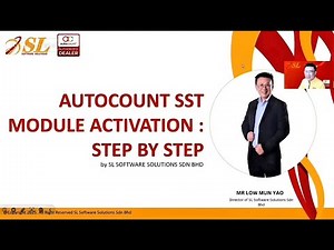 AutoCount SST Module Activation: Step by Step (EN)