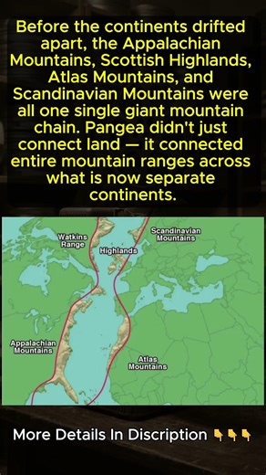 These Four Mountain Ranges Were Once A Single Mountain Chain #Shorts
