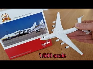 Diecast Antonov Airlines An 225 Mriya from Herpa #diecast #herpawings