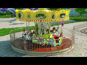 Adventure at the Amusement Park with Max the Glow Train and Friends Trailer TOYS