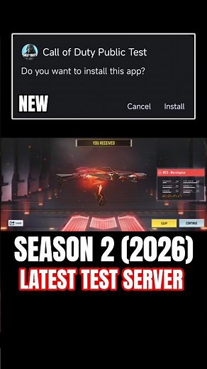 Codm Test Server 2026 | Season 2 Test Server #codmobile #codm #callofdutymobile