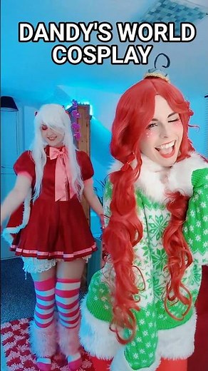 NEW COSPLAY!🎄Bobette & Ginger ‪@cospaste‬ #dandysworld #roblox #bobette #cosplay #comiccon