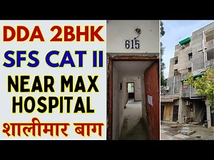 DDA SFS Cat 2 MIG Flat Shalimar Bagh DA Block | DDA Premium Housing 2 BHK Flats Scheme 2025 Price
