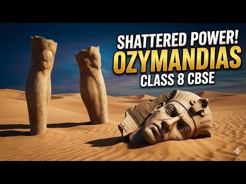 Class 8 poem Ozymandias chapter 1 cbsc/ ncert board
