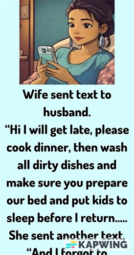 Wife sent text to husband ... Brilliant continuation in the first comment 👇👇 | Laugh Factory
