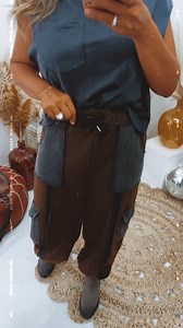 These pants are sooo comfy and so cute for fall! They come in two...