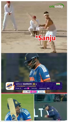 Sanju Samson’s quick fire against Namibia in the T20 World Cup 2026 #sanjusamson | Crickettoday