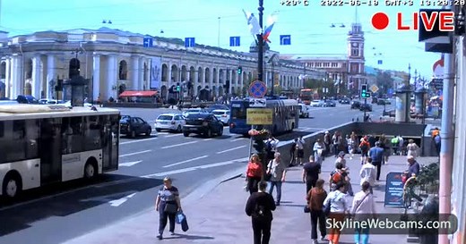 【LIVE】 Live Cam Saint Petersburg - Russia | SkylineWebcams
