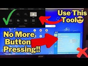 Adjust Acer Monitor Brightness WITHOUT the Buttons ✅😲| Adjust Acer Monitor Brightness in Software 🤩
