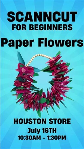 🌸✂️ ScanNCut for Beginners with Kate – Paper Flowers! ✂️🌸