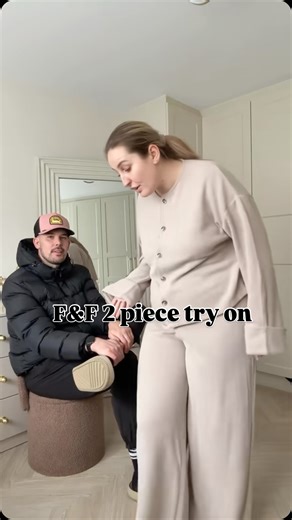 Chloe and James 💍🐶🏡 on Instagram: "@fandfclothing 2 piece try on 🙌🏻😆"