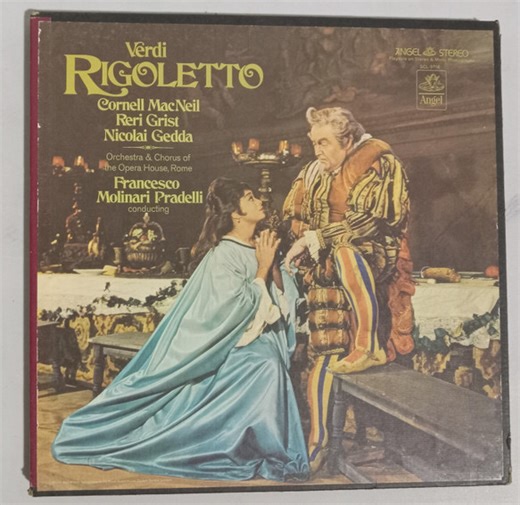Verdi, Cornell MacNeil, Reri Grist, Nicolai Gedda, Orchestra & Chorus Of The Opera House, Rome, Francesco Molinari-Pradelli - Rigoletto