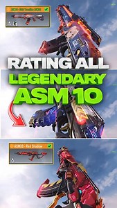 3.7K views · 399 reactions | Rating all Legendary ASM 10 in CODM | Strange One Gaming | Facebook
