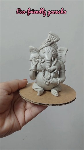 ganpati bappa kaise banate hain | ganesh ji kaise banate hain mitti se | eco-friendly ganpati making