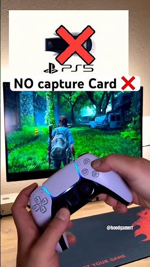 How I Stream PS5 WITHOUT a Capture Card or PS5 Camera #ps5 #streaming #shorts