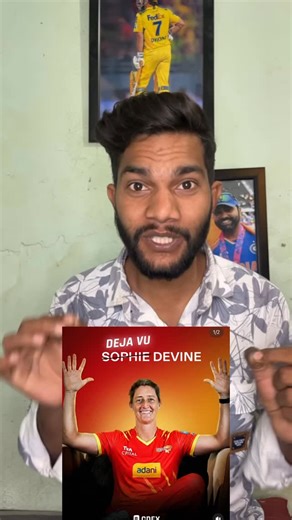 mr.. Manish18 on Instagram: "SOHPIE DEVAINE ON FIRE. 🔥 #sophiedevine #WPL #viralvideos #viralreels #rcb"