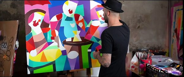 Sennelier Abstract Liner Set of 5, Metallic, Small