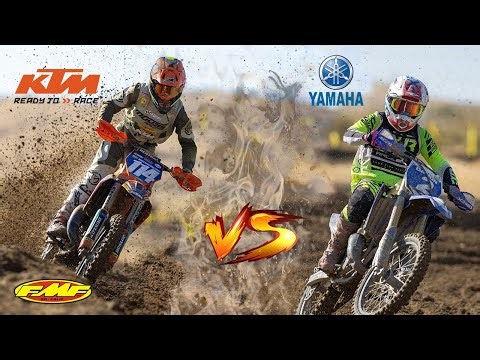KTM SX 125 VS YAMAHA YZ 125 RAW