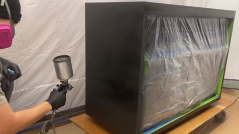 Insane High-Gloss Shine on MDF—From Dull to Reflective with This Polished Finish Technique!