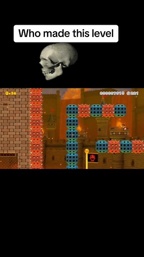 This level was intense #viral #speedrun #foryou #fyp #spinningskull #mario #toad #bluetoad #yellowtoad #💀 #zyxcba #mariobros #luigi #toadette #makemefamous
