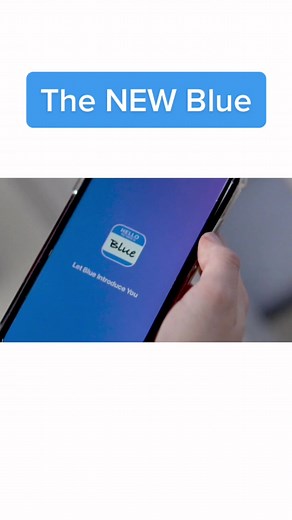 Experience the NEW BLUE! Download & create your profile rn 🥳 #bluesocial #bluesocialapp #contactless