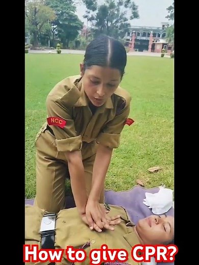 How to give CPR : NCC Training