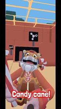 New CANDY CANE Gadget! 🎄 #shorts #yeeps #gorillatag #vr #quest3 #christmas