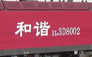 HXD3D 8002 K296次出平齐线齐北场 CRH5A-5033 CRH5A-5062重联 0D29次出齐北场 2019.05.18