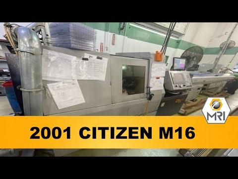 2001 CITIZEN M16 CNC SWISS LATHE