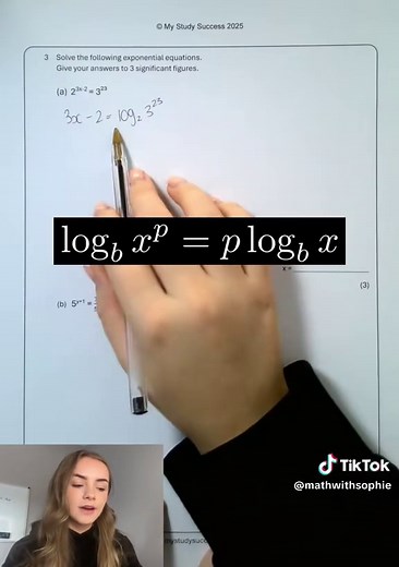 Solving Exponential Equations for A Level Revision
