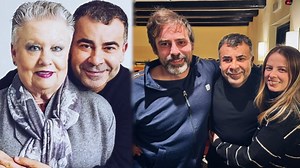 La familia de Jorge Javier Vázquez, al completo: sus padres, sus sobrinos y sus dos hermanas