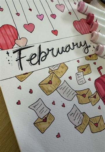 February Journal Cover Page Design Ideas