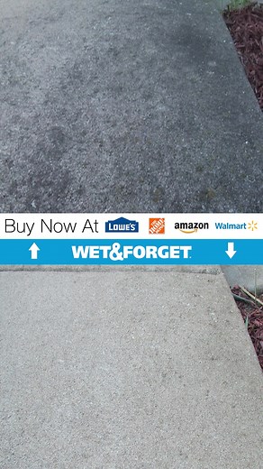 Wet And Forget is now available at Home Depot! Clean any exterior surface from green and black stains without any scrubbing or rinsing. Just Wet It, and Forget It! Spray on patios, decks, siding, roofs and more and put the wind and rain to work. Reach up to 30ft using the jet setting or cover a large area quickly with the fan tip. | Wet and Forget