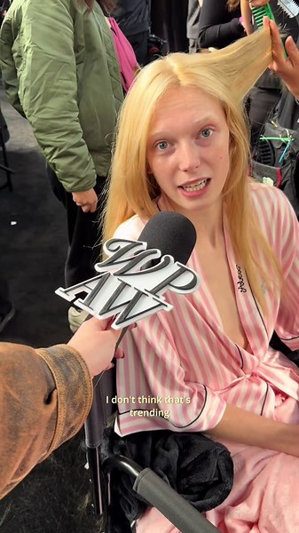 Backstage with a Victorias Secret Angel on show day in New York