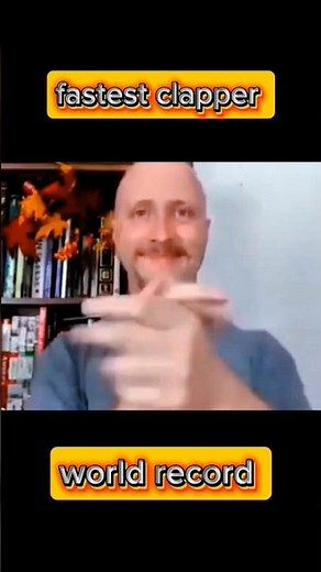 world record fastest clapper #1milliom #worldrecord #clapper #fastest #fypviralシ #1000subscriber