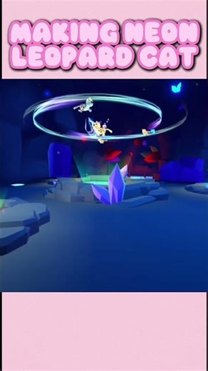 making a neon leopard cat (adopt me Roblox) #adoptme #adoptmeroblox #roblox #kawaii #cutecore