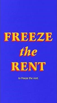 Why should you care about an NYC rent freeze?