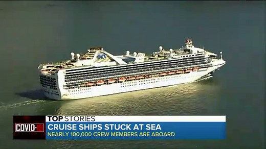 Over 100 cruise ships stuck at sea