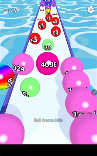 RARE 4096 Ball! 😱 | Rolling Ball Run Numbers Game 🔥 #shorts