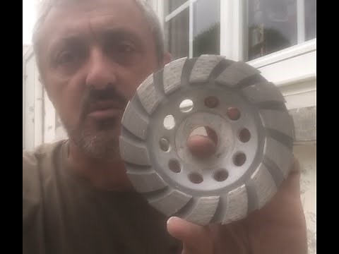 Décapage, rectification, ponçage façade, murs et sols extérieurs avec disque de meulage diamant pour