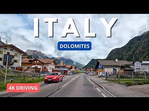 Drive Through the Dolomites in Italy: Exploring Passo Sella in May 2024