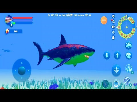 Megalodon Simulator - Android Gameplay #1 - Dinosaur Simulator Game