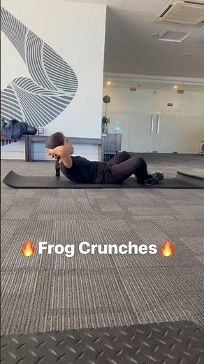 FROG CRUNCHES #exercisetutorial #strongabs #motivation #advancedabworkout #beginners