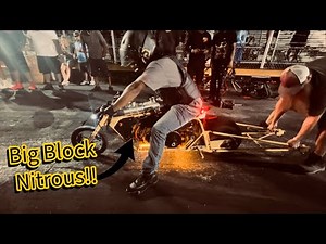 Mini Bikes Drag Racing at YelloBelly Drag Strip!