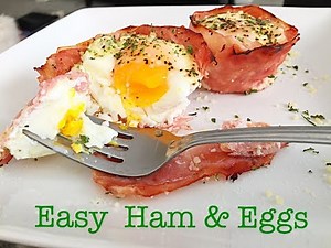 Easy Ham & Eggs Bake | Quick & Healthy Breakfast ideas