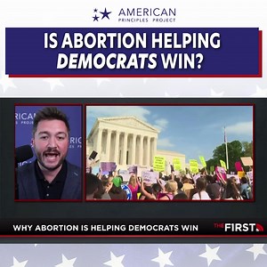 ‼️ In the 2022 midterm elections, democrats spent almost $500 million attacking Republicans for being extreme on abortion, while the Republican side spent just $50 million on pro-life issues. Republicans are not pushing back hard enough against Democrat attacks. | American Principles Project
