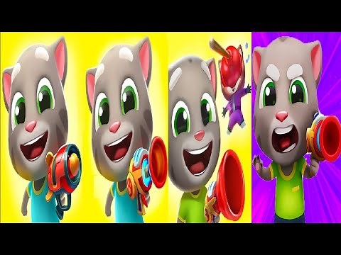 Talking Tom Blast Park old version vs new version Android iOS Gameplay