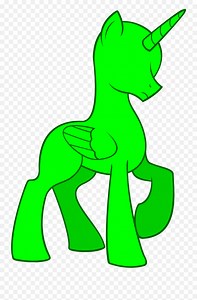 Alicorn Mlp Stallion Base